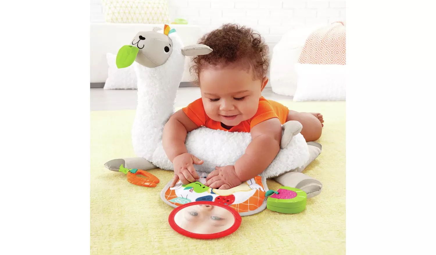 Fisher-Price Grow-with-Me Tummy Time Llama