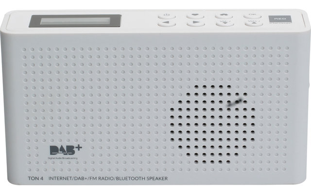 Opticum DAB+ Radio TON4 avec Internet et Bluetooth Blanc