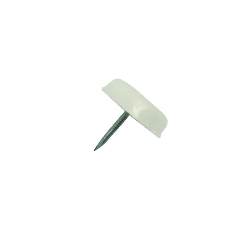 Patin glisseur plastique blanc 15mm – Par 32