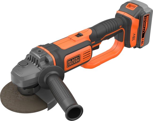 Meuleuse sans fil 125 mm BLACK+DECKER Bcg720m1, 18 V