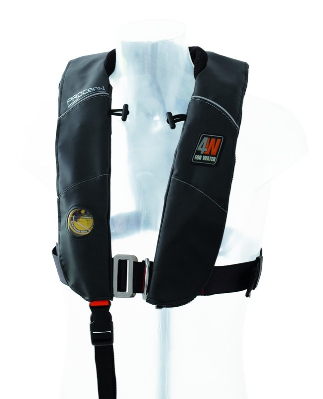 Gilet gonflable 4Water Procean 150N hydro Hammar + Harnais