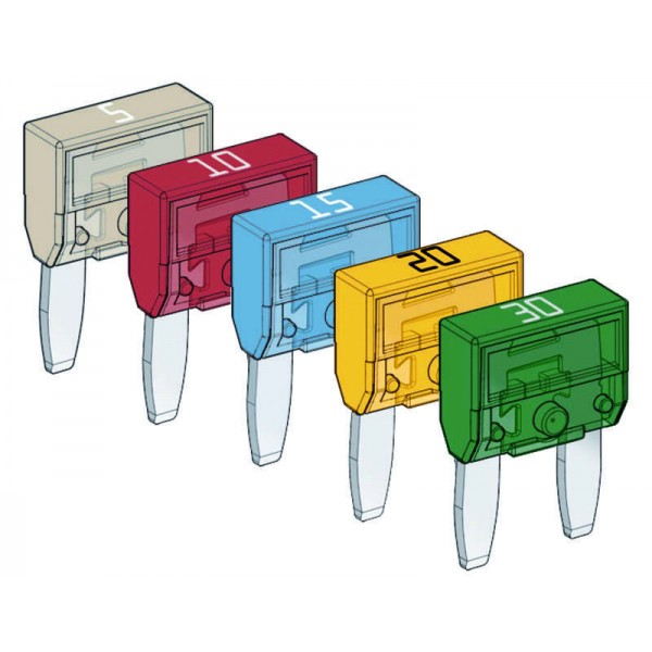 5 Fusibles VDM mini 15A