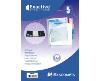 Intercalaires Exashow A4 – EXACOMPTA – 6 positions