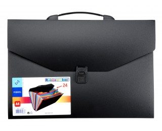 Trieur extensible Rainbow class – VIQUEL – 24 compartiments – Noir