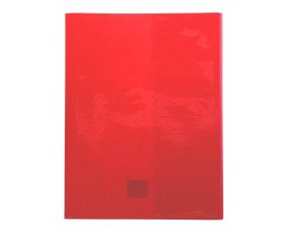 Protège-cahier 24×32 cm – CALLIGRAPHE – Rouge