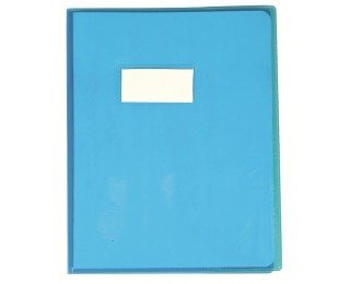 Protège-cahier 17×22 cm – CALLIGRAPHE – Bleu