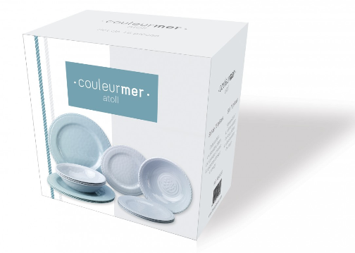 Set vaisselle Plastimo – Collection Atoll – 16 Pièces