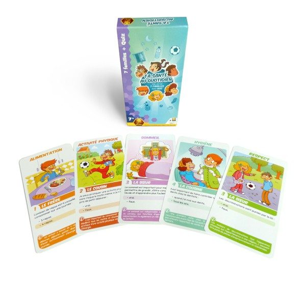 JEU DE 7 FAMILLES – TA SANTÉ AU QUOTIDIEN