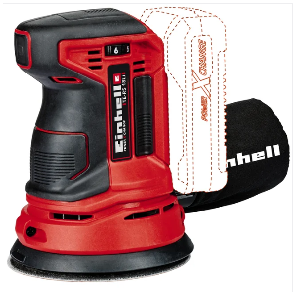 Ponceuse excentrique sans fil EINHELL Te-rs 18 li – solo 18 V, sans batterie