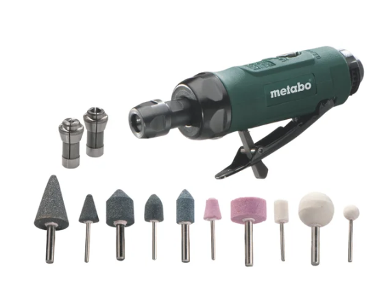 Coffret meuleuse droite à air comprimé dg 25 set METABO