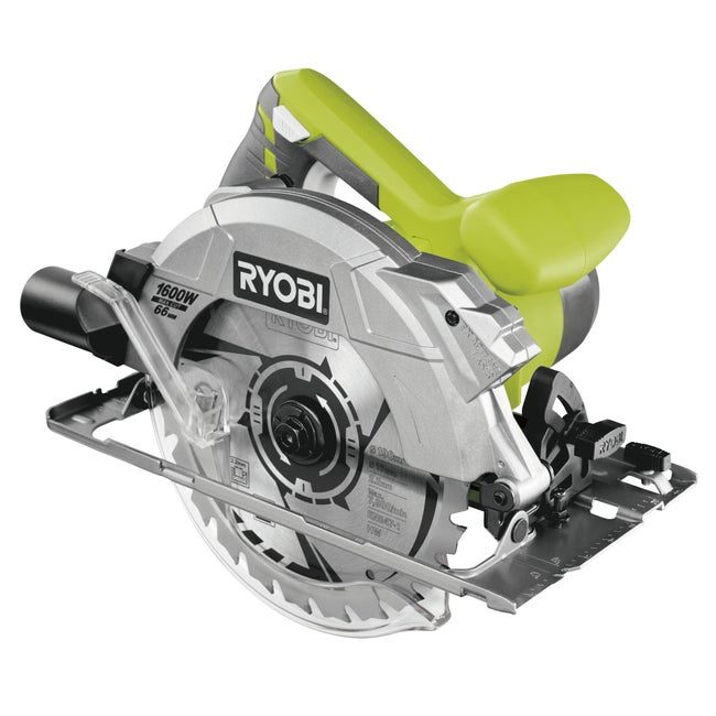 Scie circulaire filaire RYOBI, 1600 W, 190 mm, Rcs1600k2b