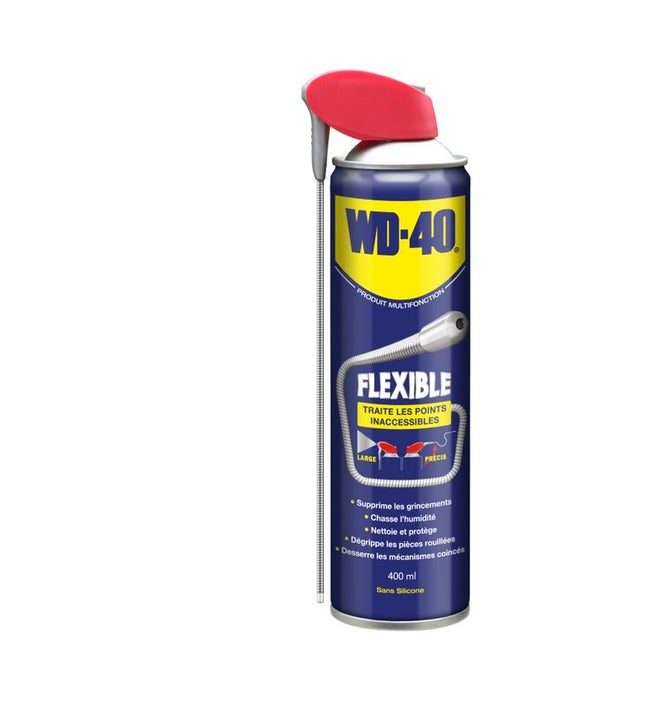 Lubrifiant multifonction en aérosol, 400 WD-40 flexible