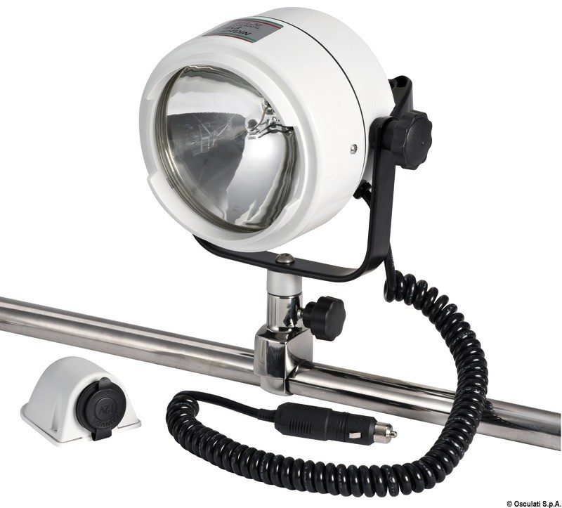 Projecteur Osculati Night Eye en laiton chromé 12 V