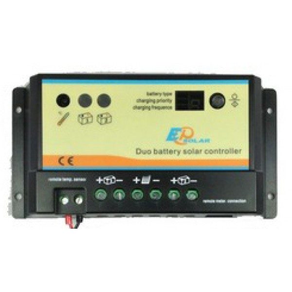Controleur de charge Aurinco EP Duo 10A 2 X 12/24V