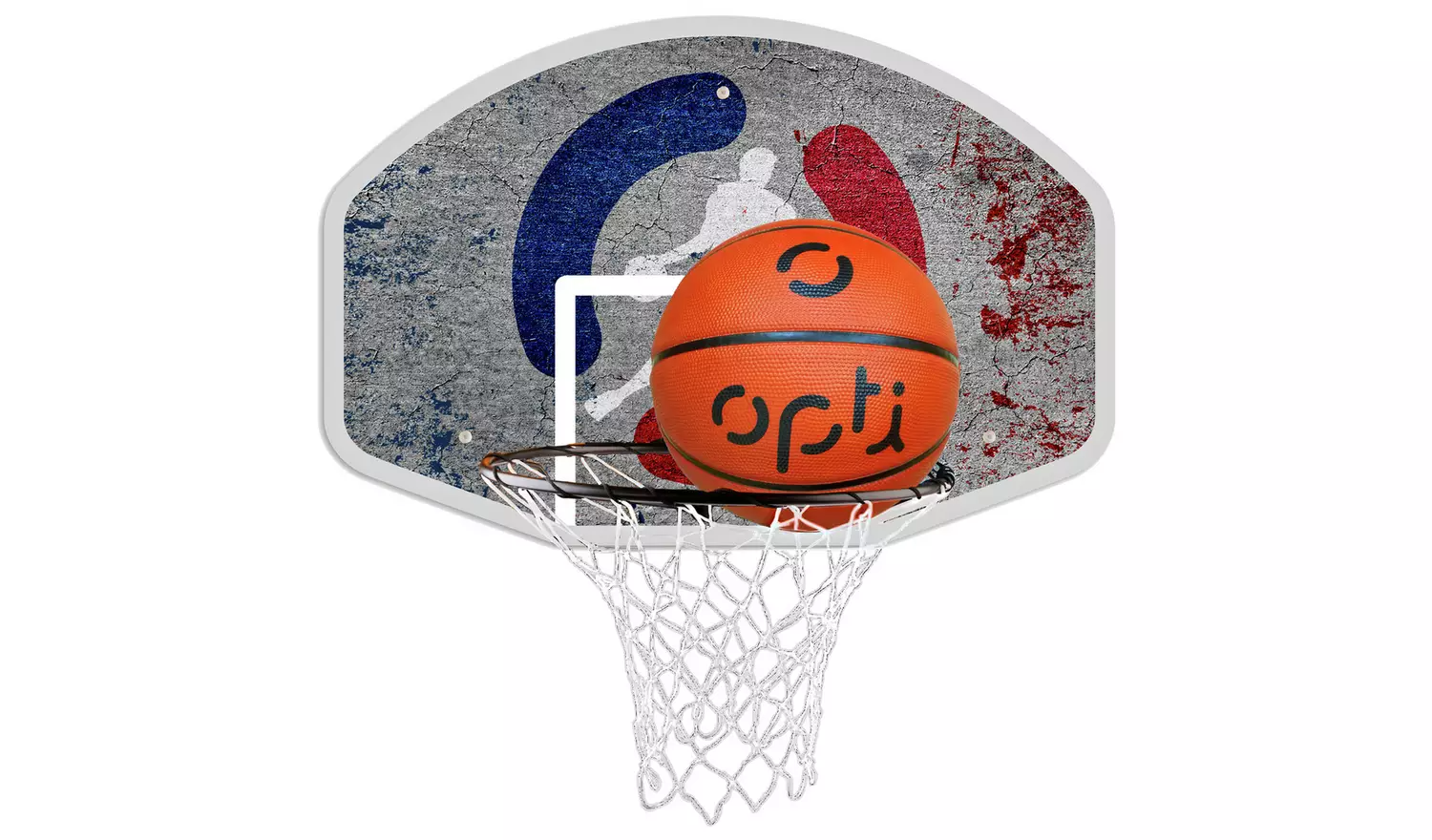 Opti Basketball Ring Board and Ball