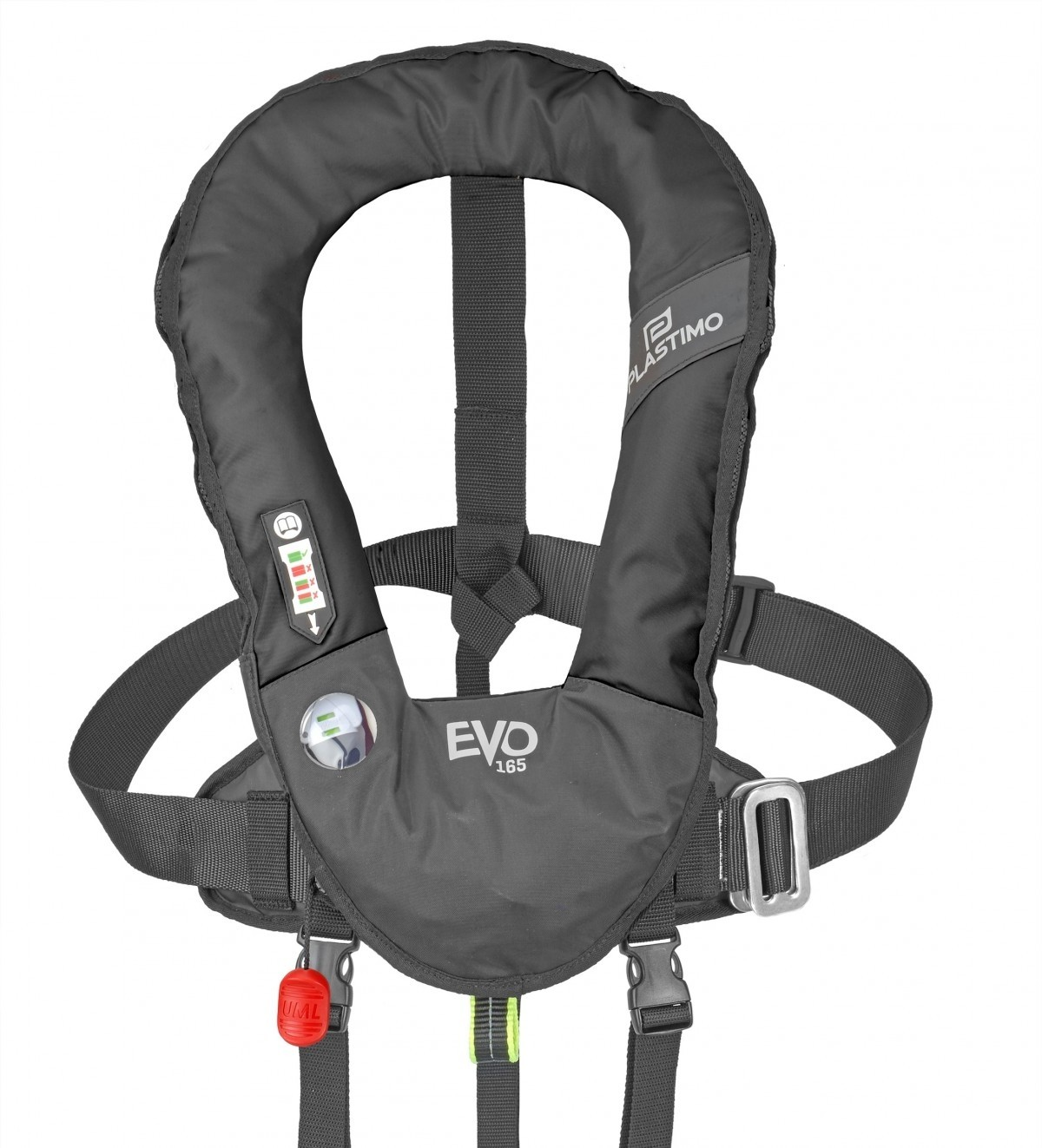 Gilet gonflable Plastimo Evo 165N automatique pro sensor turquoise