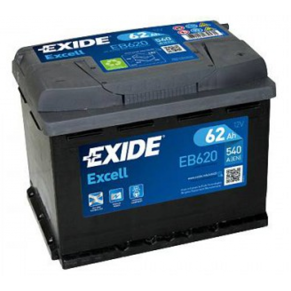 Batterie Exide Excell 62 Ah – EB621
