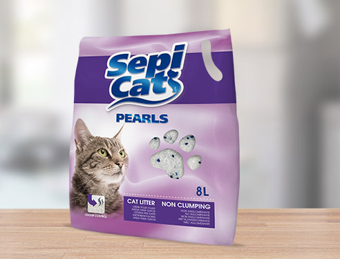 Litière Sepi Cat Pearls en silice – 8L