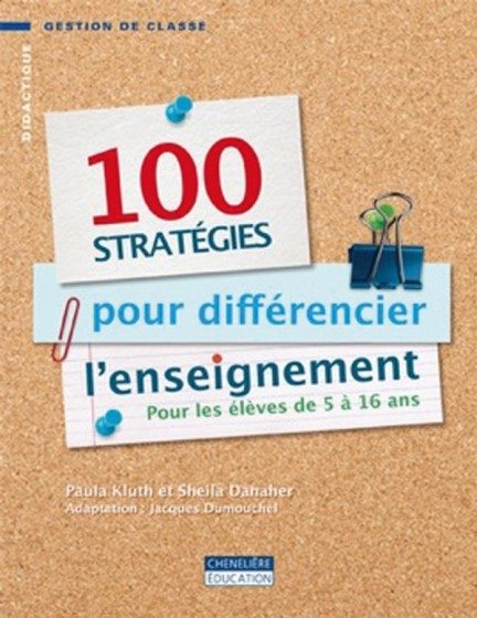 100 STRATÉGIES POUR DIFFÉRENCIER L’ENSEIGNEMENT – C100SD