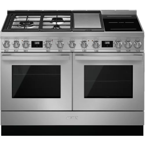 Piano de cuisson mixte Smeg CPF120IGMPX