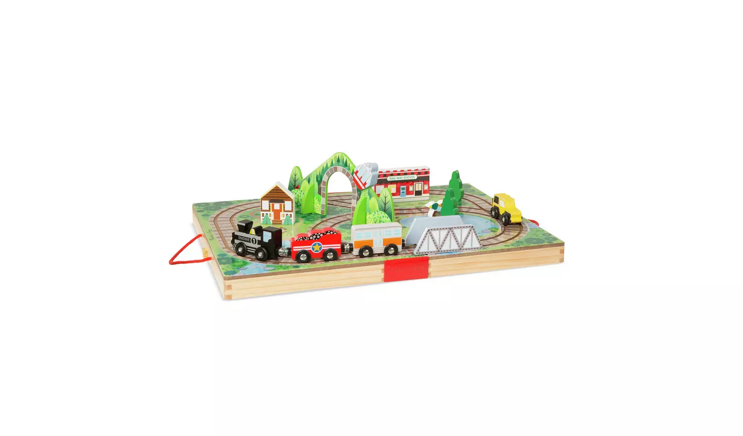 Melissa & Doug Take Along Tabletop Rail Road