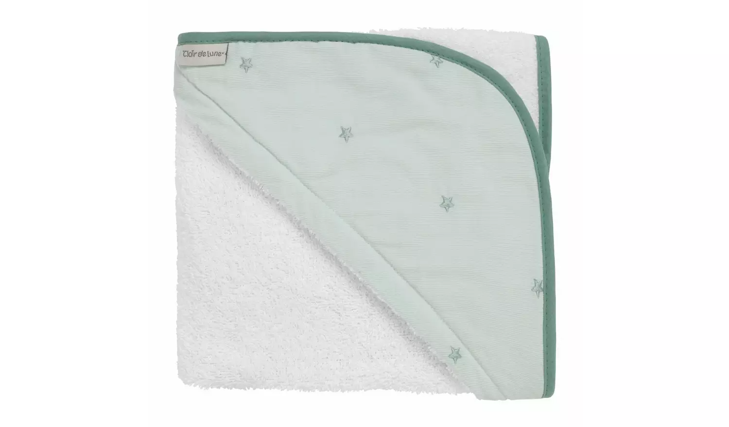 Clair de Lune Lullaby Baby Hooded Towel – Green