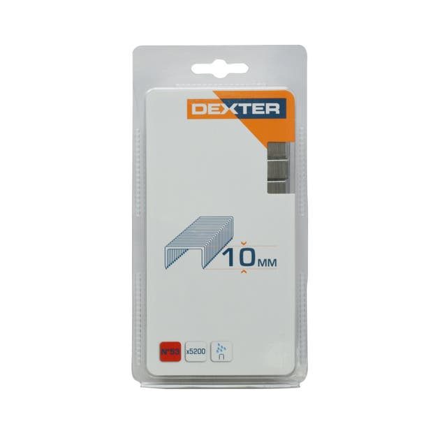 Lot de 5200 agrafes pour agrafeuse de compresseur DEXTER