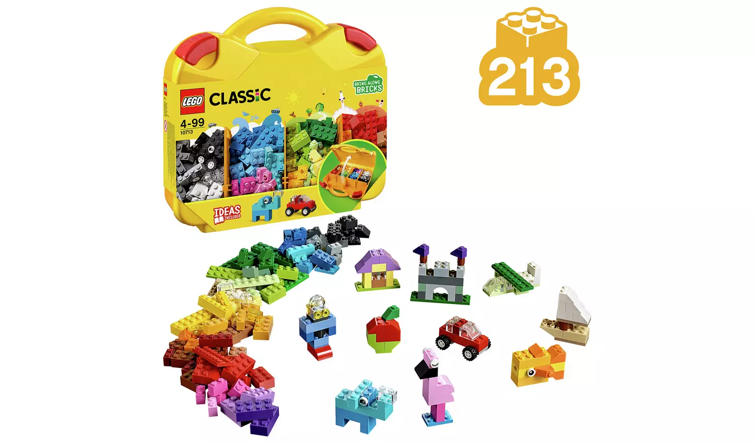 LEGO Classic Creative Suitcase, Lego Master Fan Gift – 10713