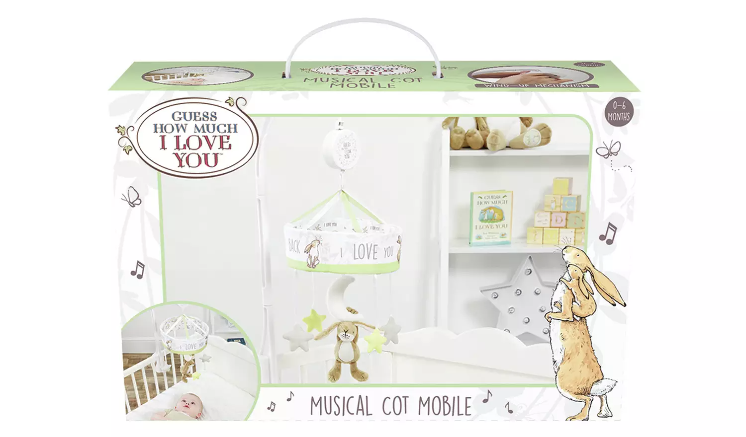 Guess How Much I Love You Musical Cot Mobile