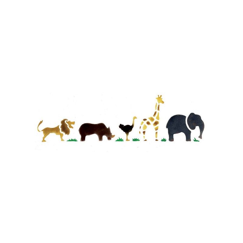 Pochoir – 13x30cm – jungle – Artist