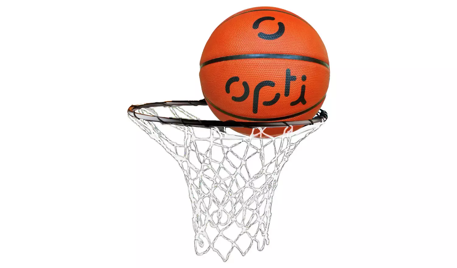 Opti Basketball Ring Net And Ball
