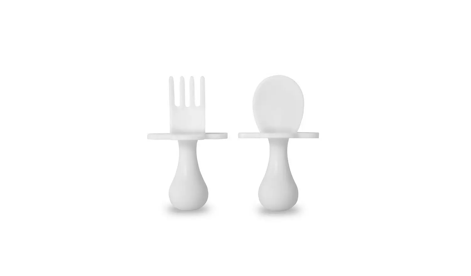 Grabease Self Feeding Cutlery Set – White