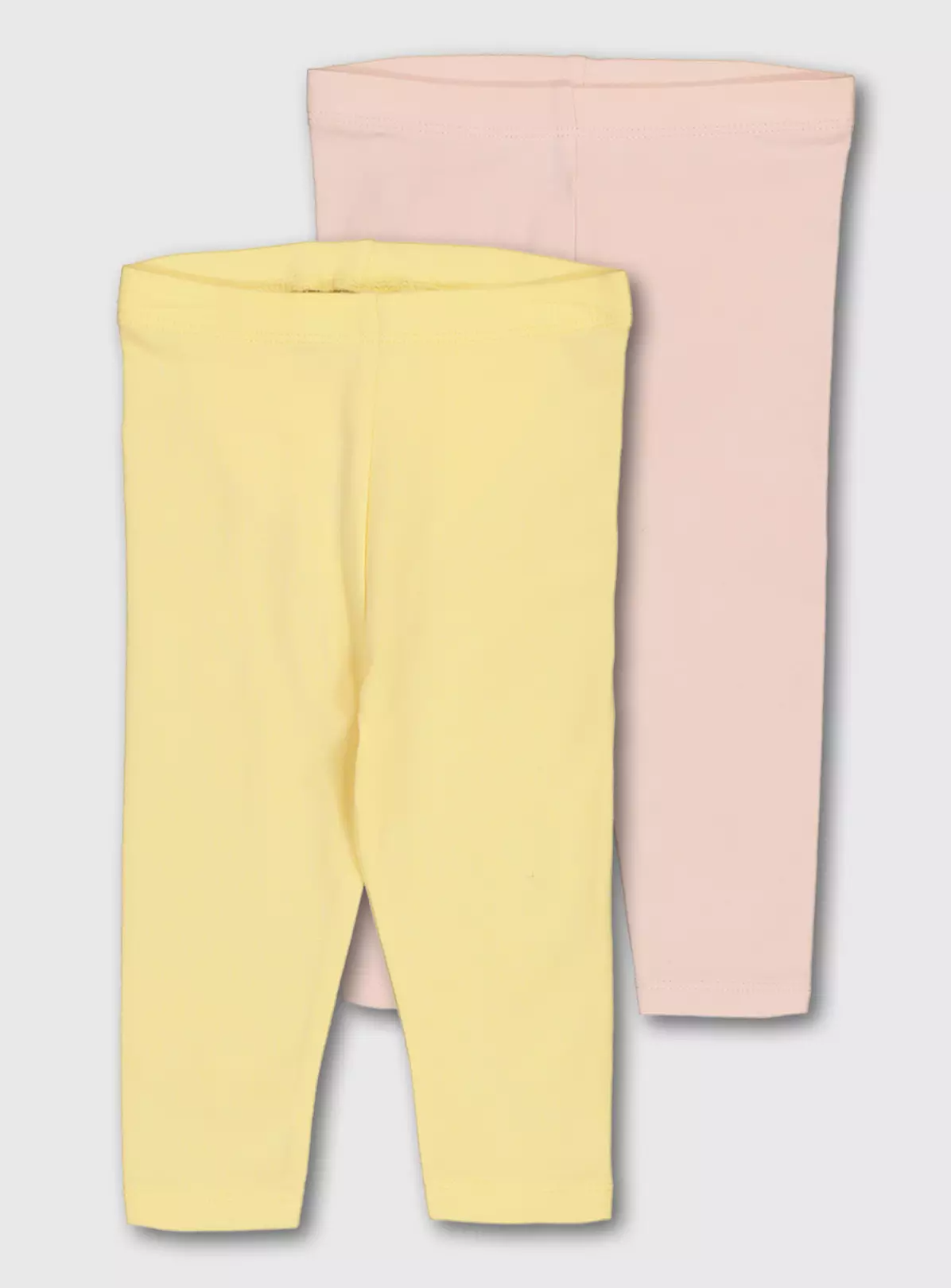Yellow & Pink Frill & Bow Rear Leggings 2 Pack – 18-24 month