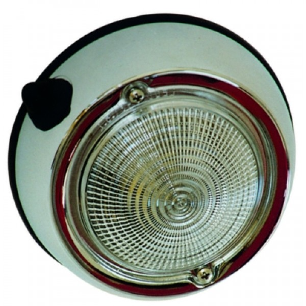 Plafonnier étanche Plastimo zinc chromé