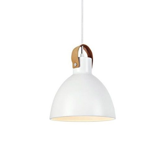 Suspension, e27 scandinave Eagle métal blanc 1 x 60 W MARKSLOJD