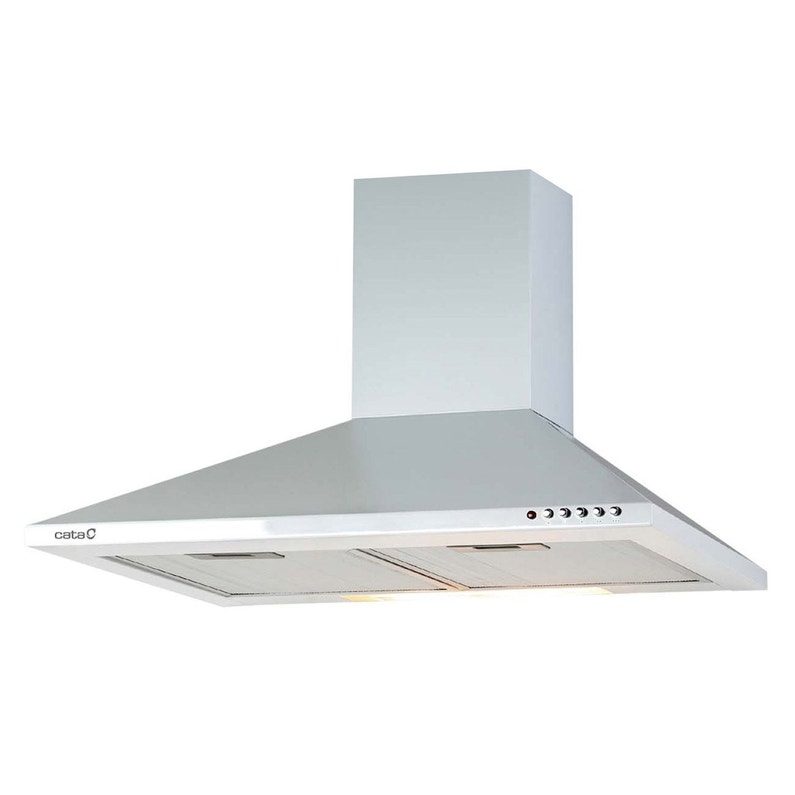 Hotte décorative murale L60 cm CATA V-600 WH/L blanc