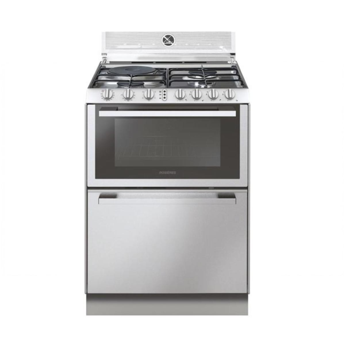 Cuisinière mixte combiné lave-vaisselle inox – TR631NOX/1 – ROSIERES
