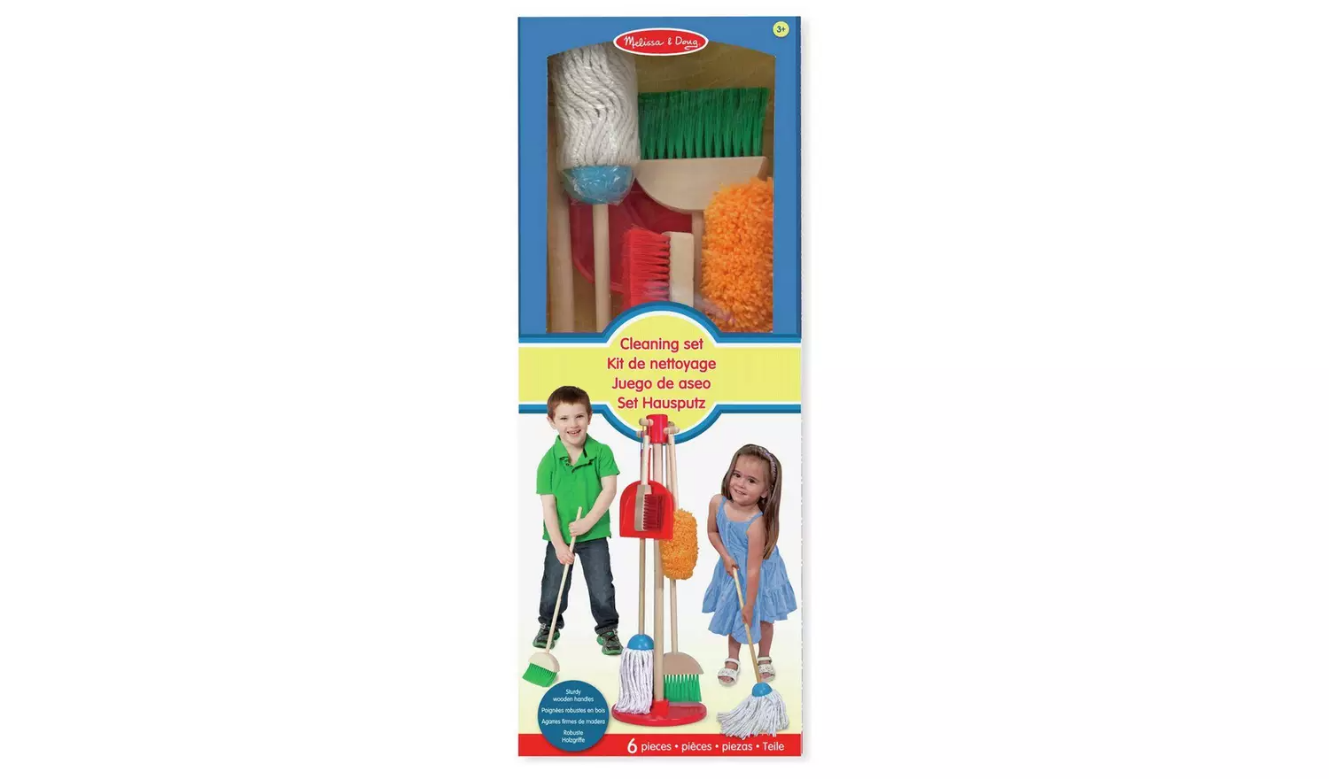 Melissa & Doug Let’s Play House Dust Sweep Mop