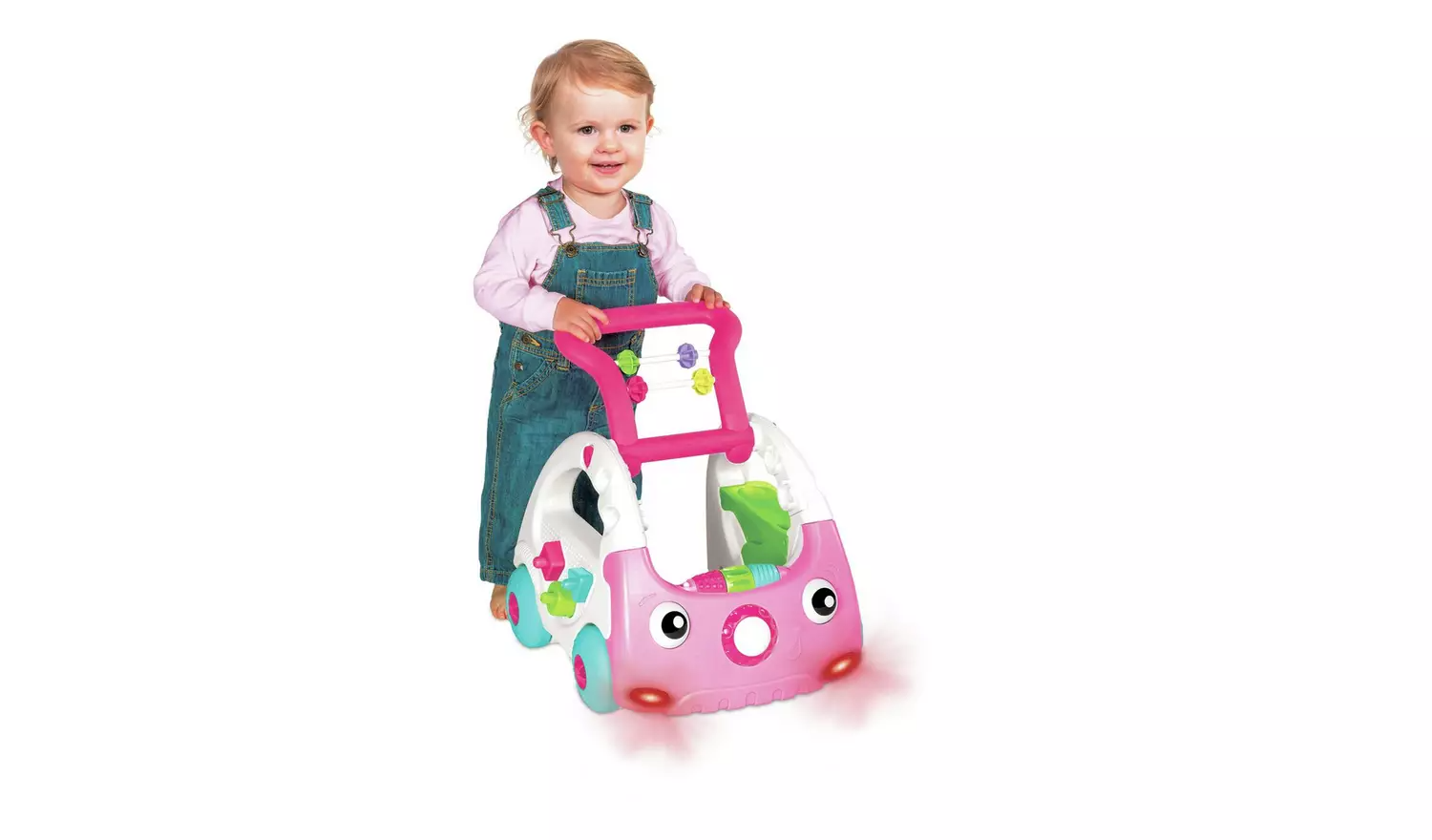Infantino 3-in-1 Discovery Car – Pink