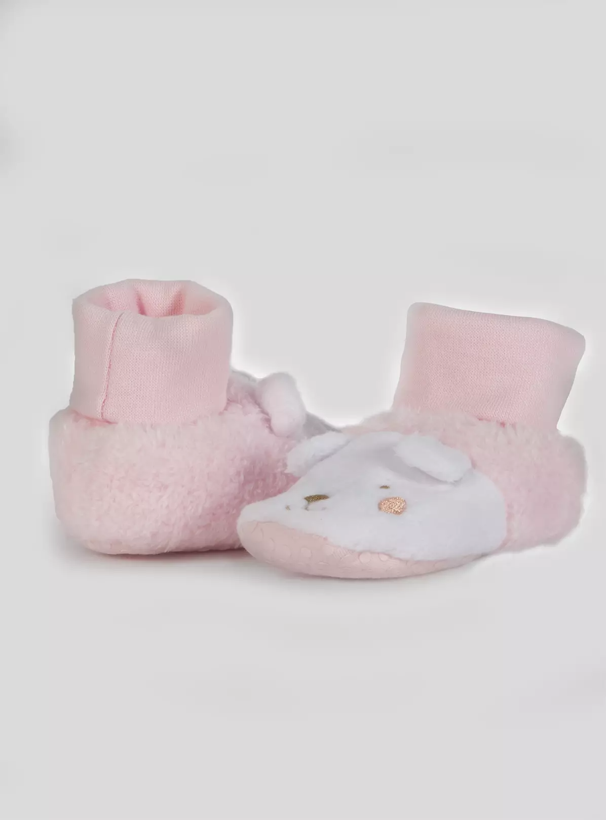 Pale Pink Animal Booties – 18-24 months