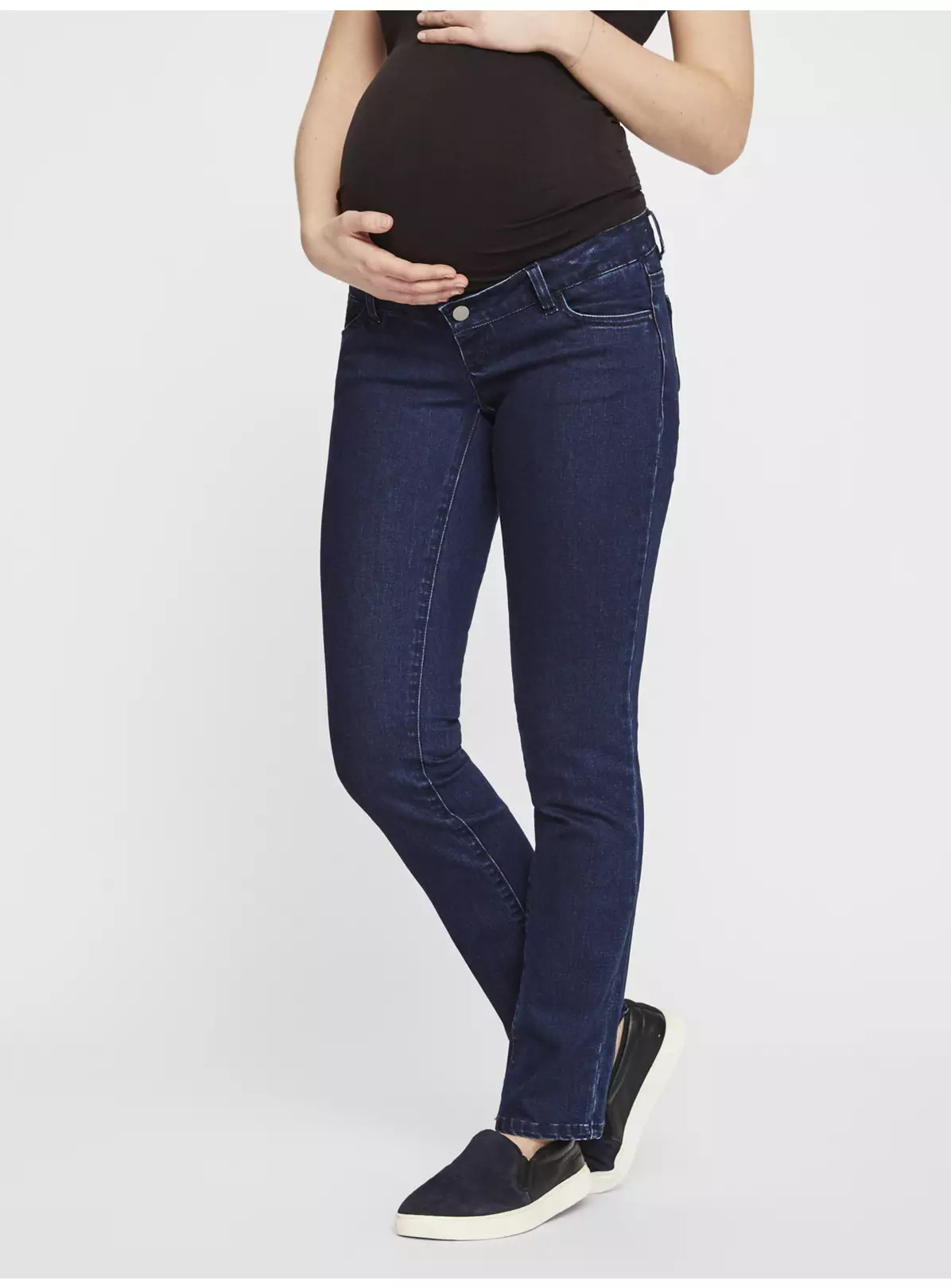 Maternity Blue Slim Fit Jeans – 12