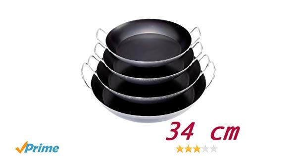 Plat à paella en tôle bleue – La Lyonnaise