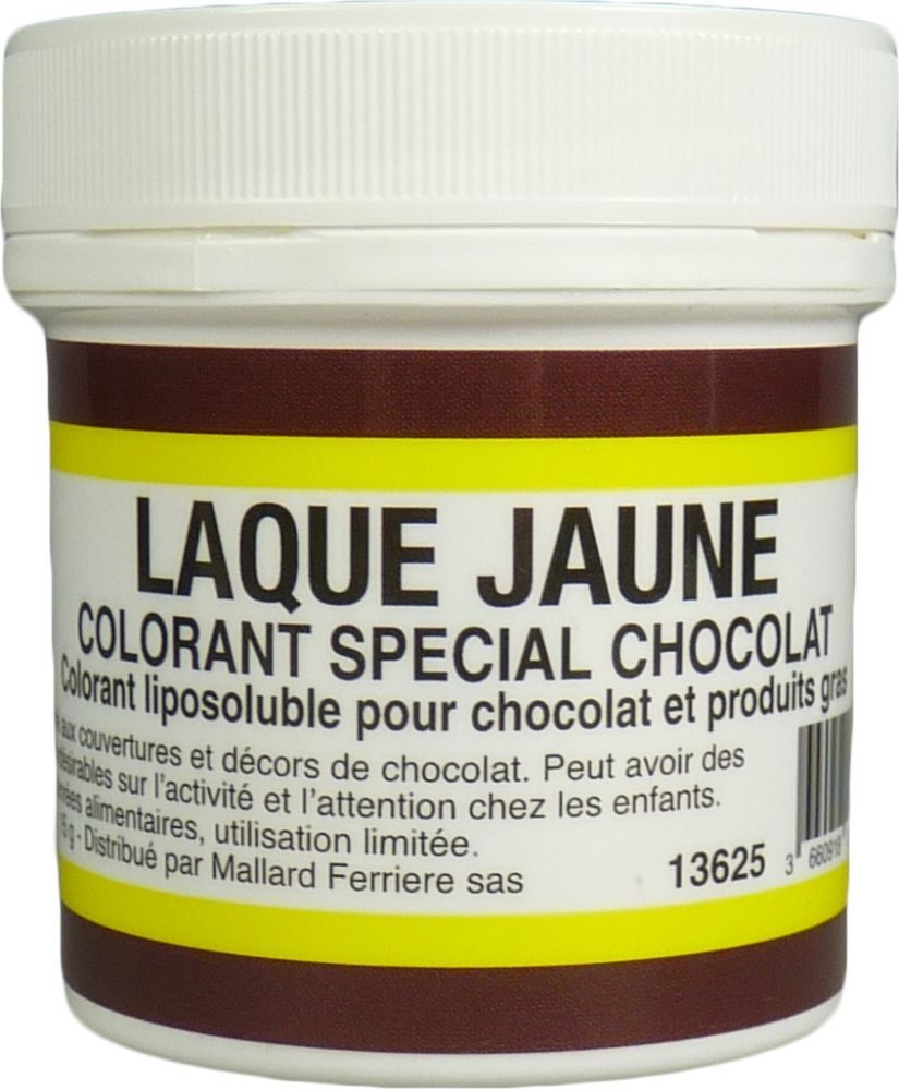 Colorant chocolat laqué Liposoluble alimentaire 15 g