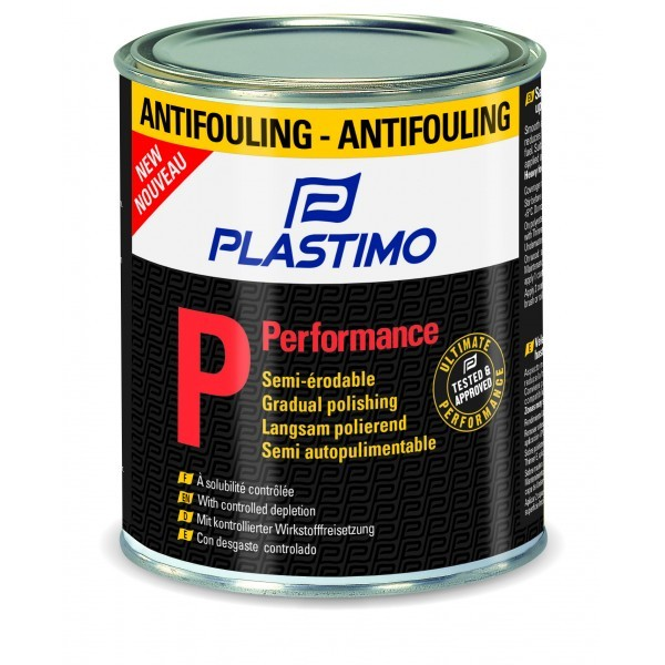 Antifouling Plastimo Performance semi-érodable 0,75L bleu
