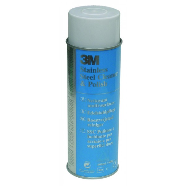 Nettoyant inox 3M Stainless Steel cleaner and polish – Aéorosol 600ml