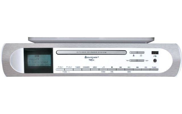Soundmaster UR2045SI DAB+/UKW Radio sous meuble avec Bluetooth