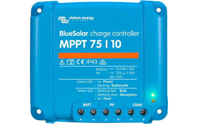 Victron BlueSolar MPPT 75/10 Régulateur de charge solaire 75V / 10 A