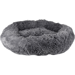 Coussin Relax à froufrous gris – 70cm