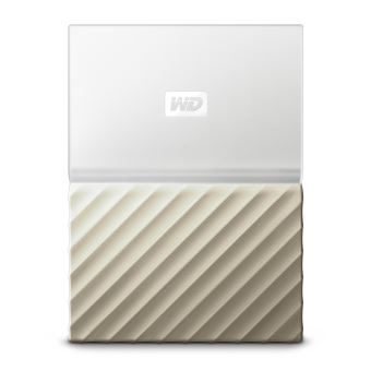 Disque dur externe WD My Passport Ultra 1 To Blanc et Or
