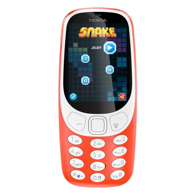 MOBILE NOKIA 3310 ROUGE